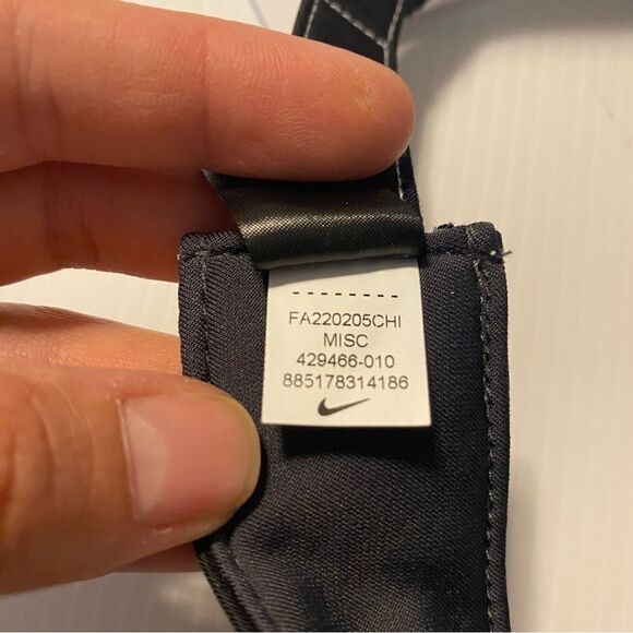 Nike dri-fit golf visor CAE tournament logo embroidered black unisex cap hat NEW - Picture 3 of 4